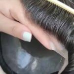 مردانه لس آنجلس طبیعی پروتز مو بالای سر مردانه (کد:1004)