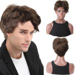 کلاه گیس تمام سرمردانه طبیعی کد9019