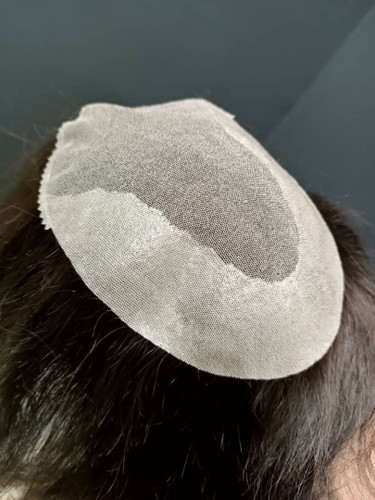 کلاه گیس کف سری مردانه هالیوودی با موی طبیعی (کد:9099)