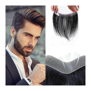 پروتز جلو سر مردانه شقیقه با موی طبیعی (کد:3013)